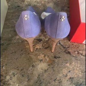 Coach heals, color  porcelain blue size 8.5